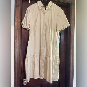 Donna Karan khaki dress NWt